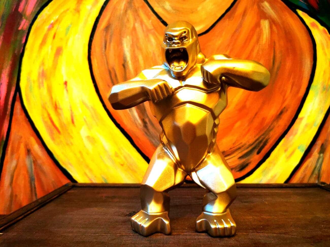 Deko Skulptur Gorilla Gold - Bohemian Rebel - Trends