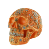 Deko Skulptur Totenkopf Apricot Hauptansicht 1