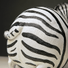 Deko Skulptur Zebra Set dick Hinterteil 6a