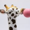 Deko Vase Giraffe Bubble Gum Kopf 6
