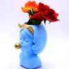 Deko Vase Mädchen Bubble-Gum Drei Figuren seitlich mit Blumen 6