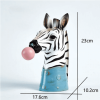 Deko Vase Zebra Bubble Gum Abmessungen 4