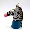 Deko Vase Zebra Bubble Gum Seitenansicht 7