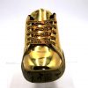 Schuhe Sneaker Gold Schrift Frontal 1