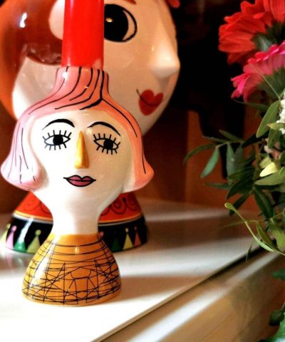 Deko Kerzenständer Conchita dekoriert