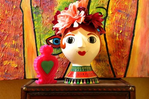 Deko Vase Senora bunt in der Deko4