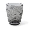 Geschirr Gläser Set bunt Kaschmir Wasserglas in grau mit Applikation