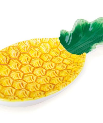 Geschirr Porzellan Platte Tropical Ananas Form
