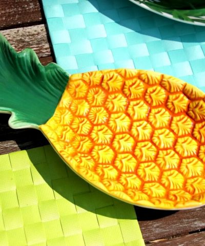 Geschirr Platte Tropical Ananas in der Deko. - Dekoration - Wohnaccessoires - Interior