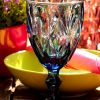 Glas Weinglas Highgate Long Bunt 05 blau