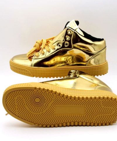 Schuhe Sneaker Gold Skater Sohle