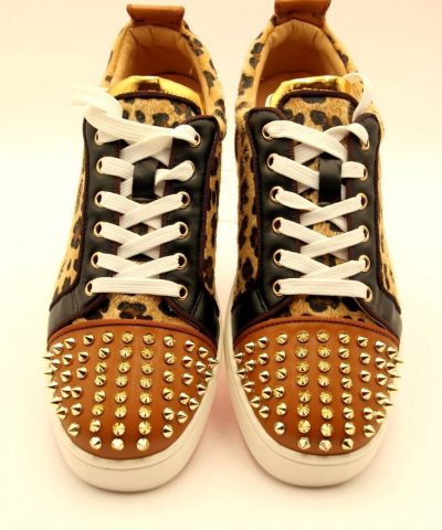 Schuhe Sneaker Leo Nieten Frontal