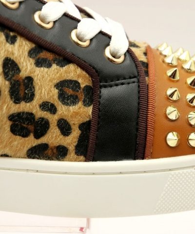 Schuhe Sneaker Leo Nieten - Fell und Nieten